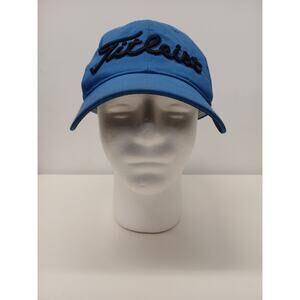Titleist (OSFM) Blue Poly Blend Dri Fit Strap Adjust Golf Cap